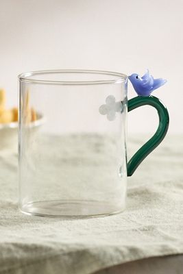 Terrain Fauna Friend Glass Mug In Transparent