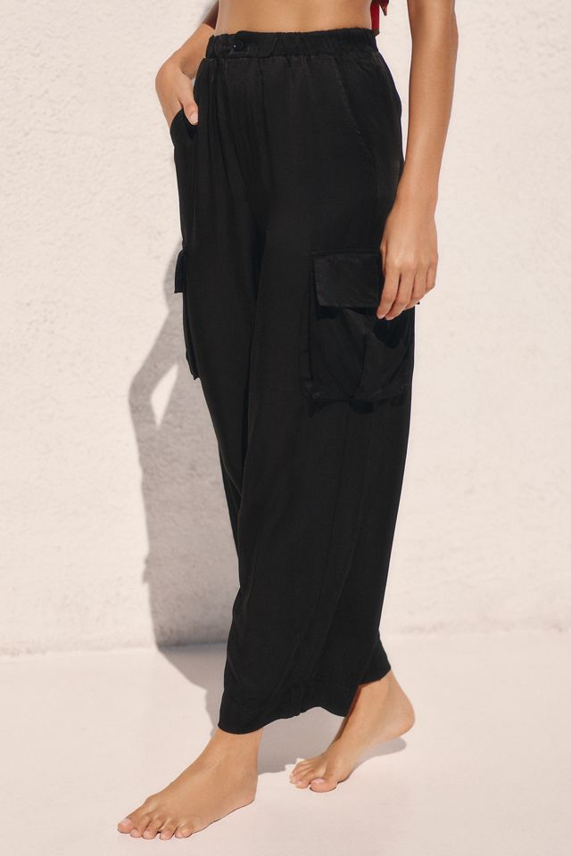 Stateside Satin Cargo Pants #1