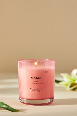 Anthropologie Nostalgia Candle In Pink