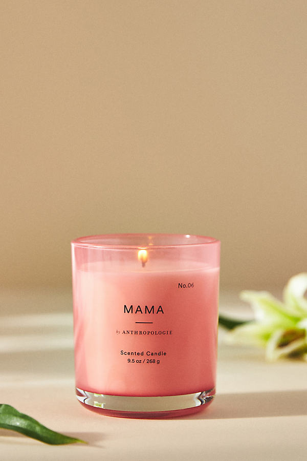 Anthropologie Nostalgia Candle In Pink