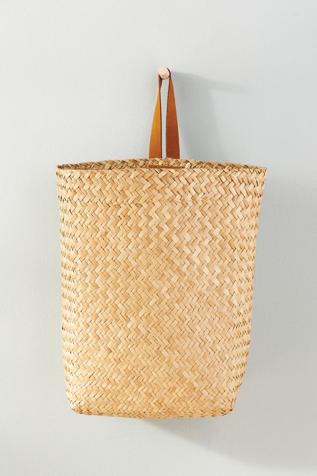 Seagrass Hanging Book Basket #2