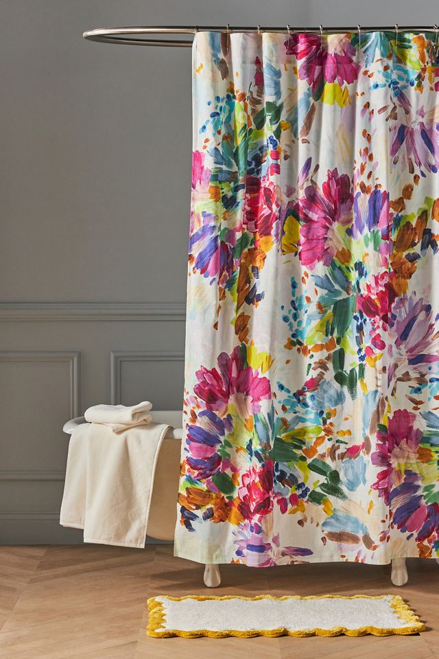 Karley Organic Cotton Shower Curtain #2