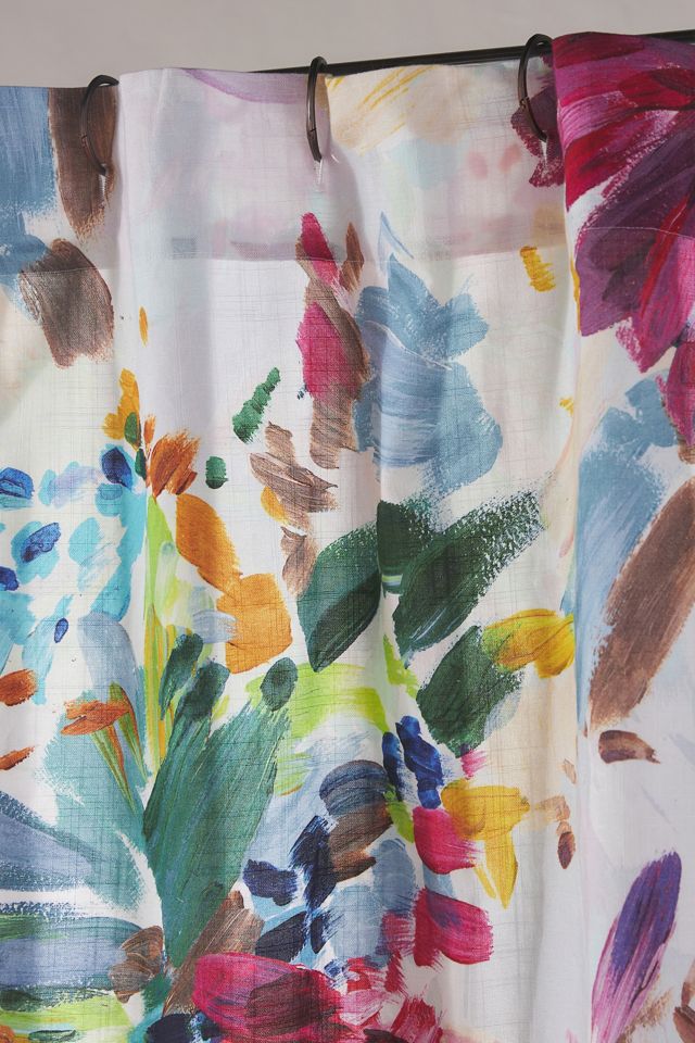 Karley Organic Cotton Shower Curtain #1