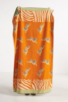 Zebra Beach Towel