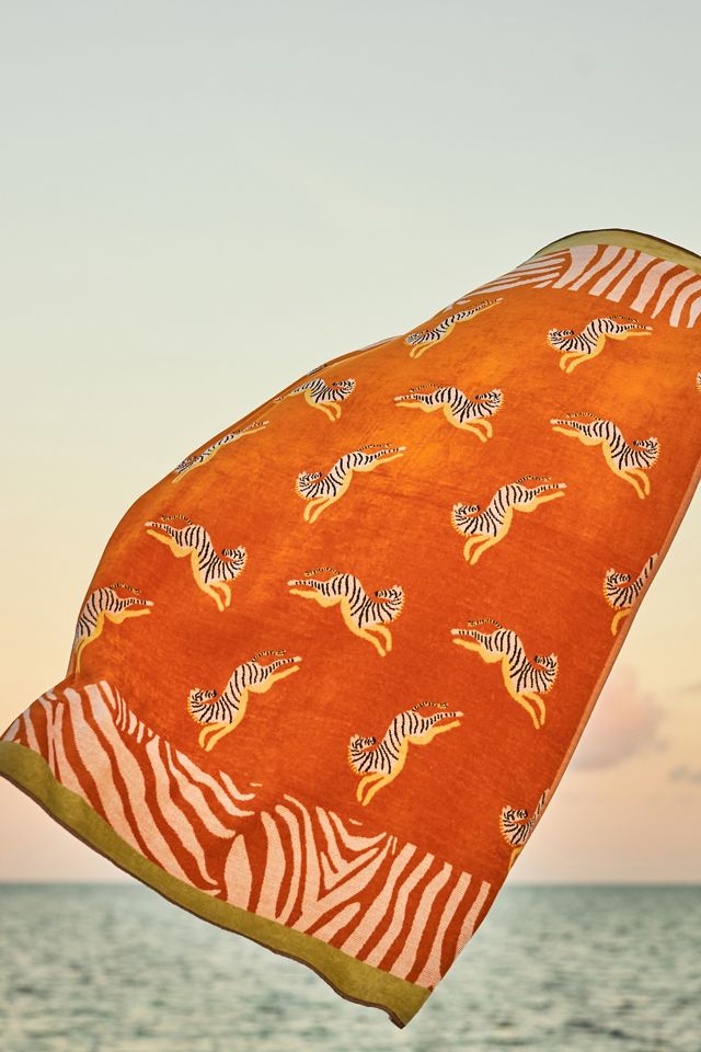 Zebra Beach Towel #1