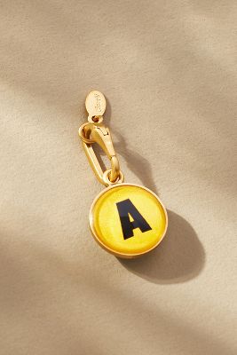 Clare V . Alphabet Charm In Yellow