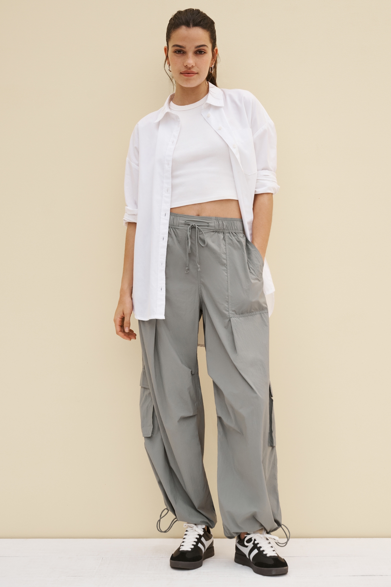 Daily Practice by Anthropologie Base Jump Parachute Pants