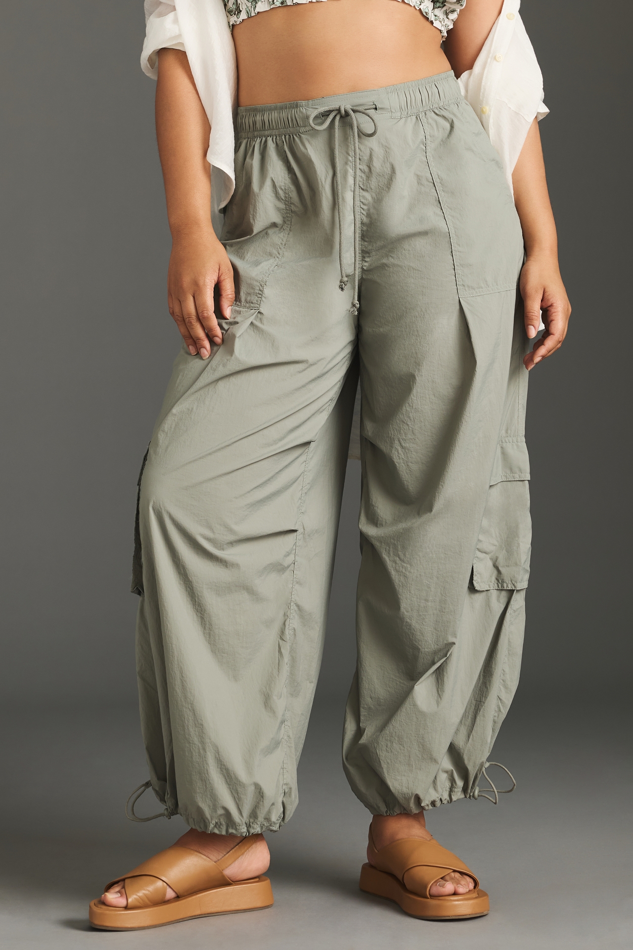 Daily Practice by Anthropologie Base Jump Parachute Pants