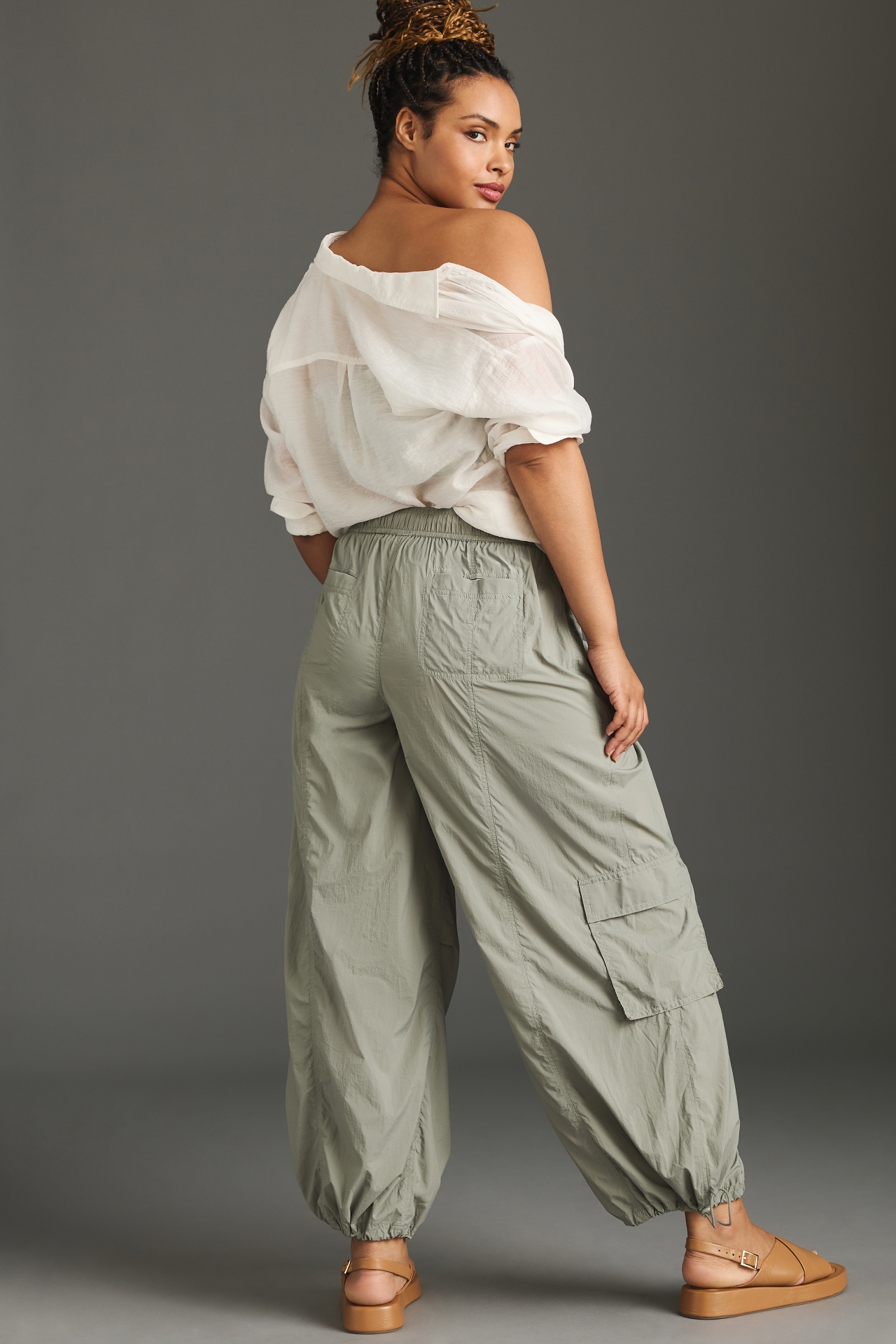 Daily Practice by Anthropologie Base Jump Parachute Pants