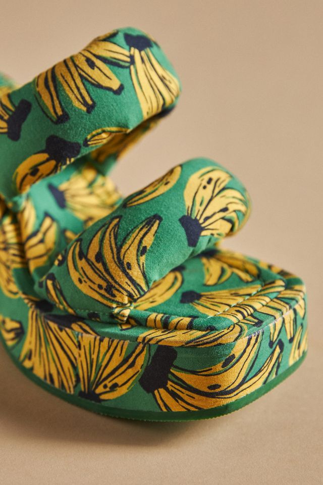 Farm Rio Banana Bossa Puffy Platform Sandals #1