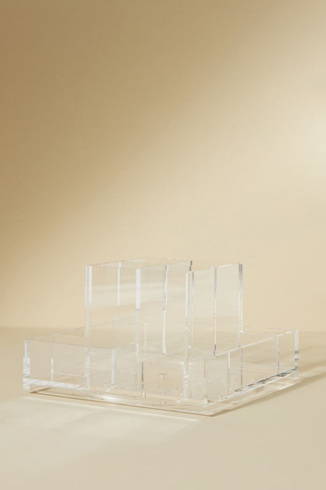 Stationery Acrylic Carousel Desktop Organizer #1