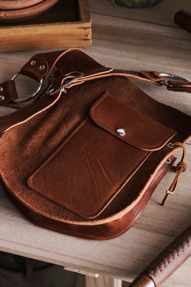 Leather Garden Tool Belt with Pouch | Terrain