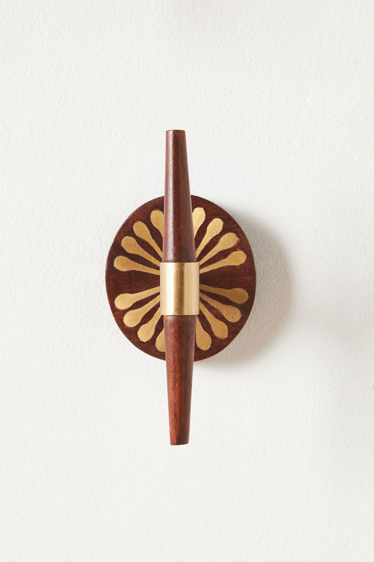 Rae Hook - Walnut & Brass, One Size