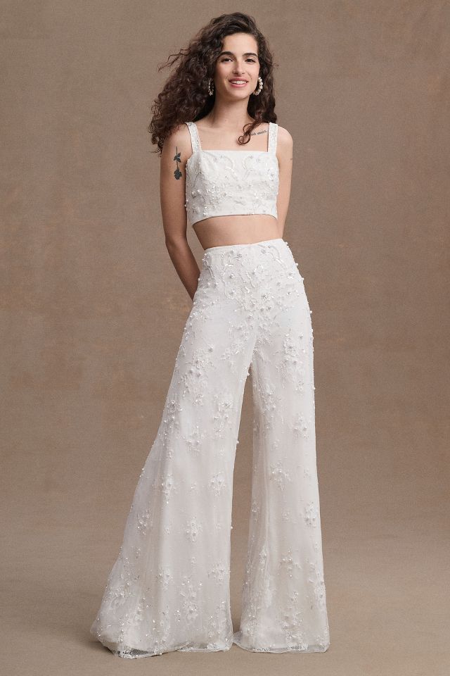 Wedding dress pant on sale sets