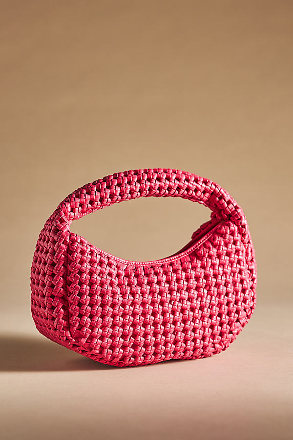 By Anthropologie The Inez Knotted Faux Leather Bag In Pink