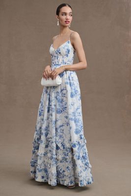 【Anthropologie】V. Chapman パールピンクロングドレス V. Chapman Rose Dust Dress | Anthropologie