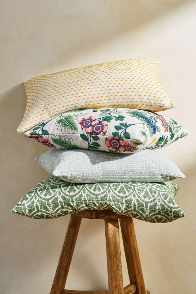 Leafy Tropics Outdoor Pillow #1