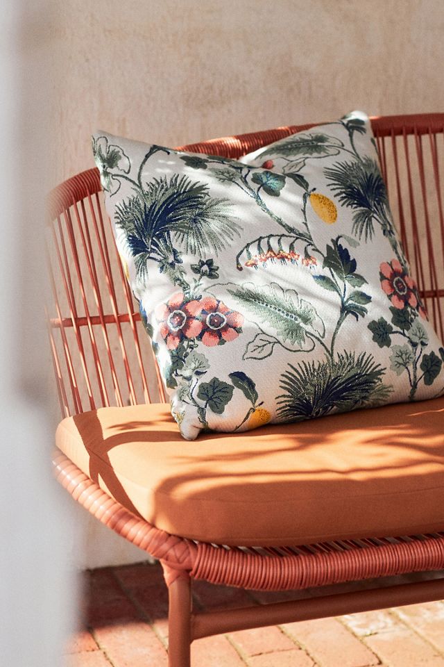 Leafy Tropics Outdoor Pillow #3