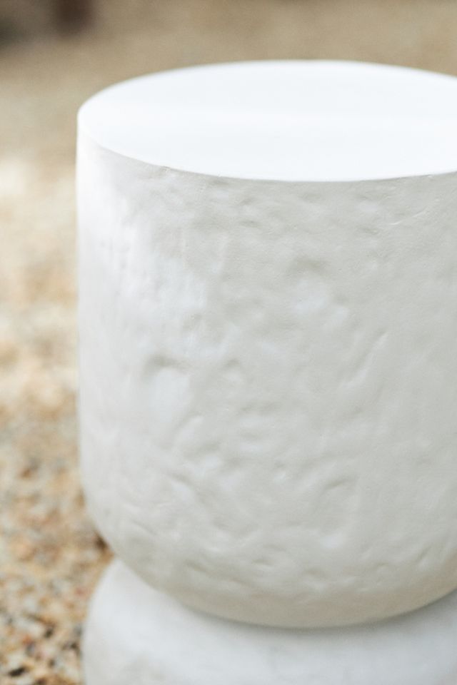 Lucia Plaster Side Table #1