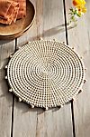 Beaded Colorful Seagrass Charger #2