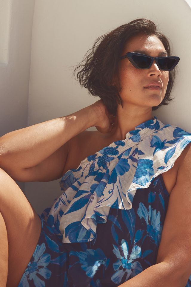 By Anthropologie Easy One-Shoulder Dress #7