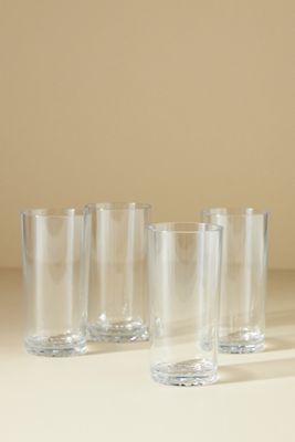 Tossware Highball Glasses, Set of 4