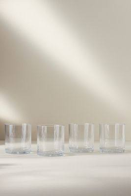 Tossware Tritan Double Old Fashioned Glasses, Set of 4