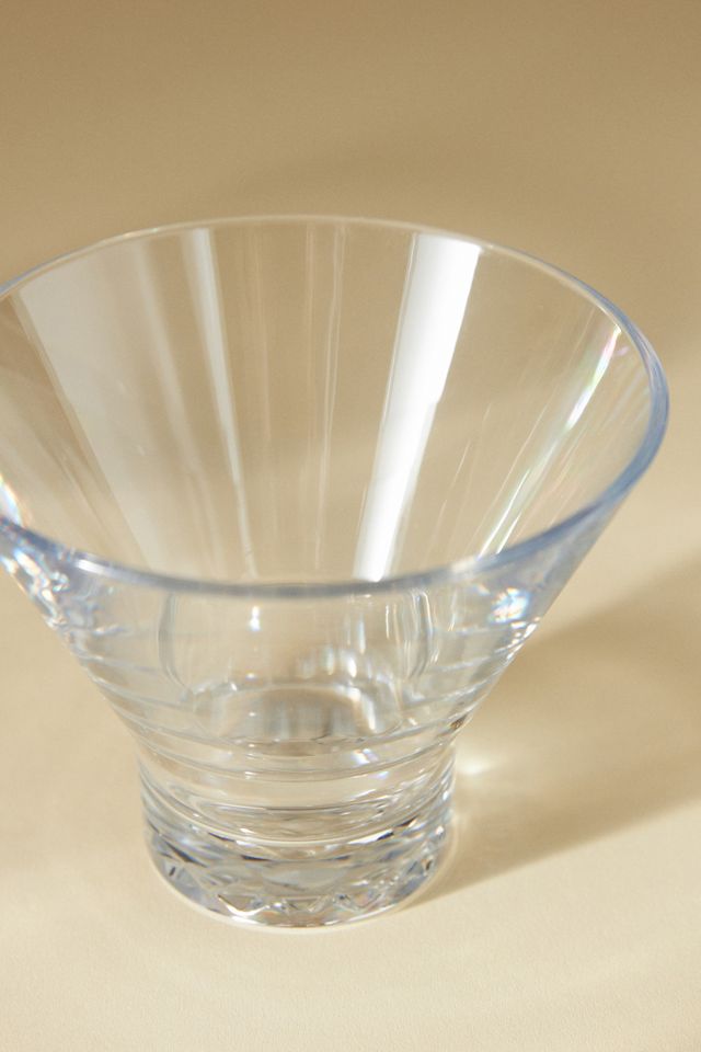 Tossware Tritan Stemless Martini Glasses, Set of 4 #1