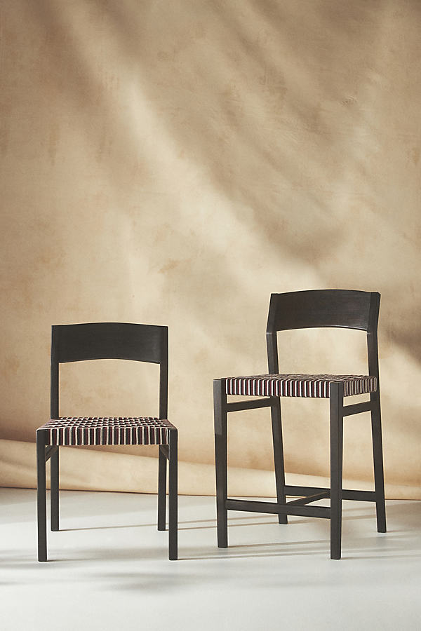 Masaya & Co. Xiloa Counter Stool Chair In Black