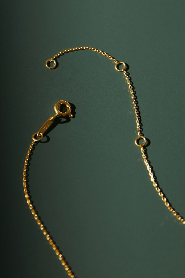 14k Gold Birthstone Necklace and Earrings Set #3