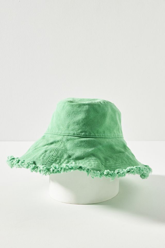 The Soleil Frayed-Hem Bucket Hat #3