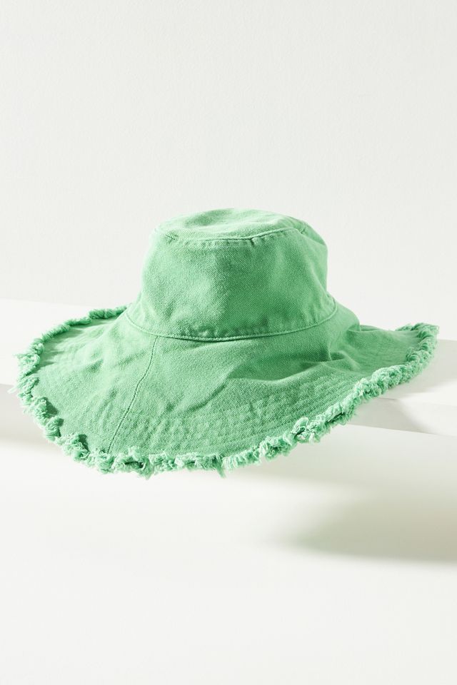 The Soleil Frayed-Hem Bucket Hat #1