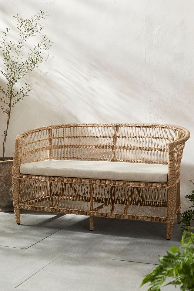 Wicker two seater sofa new arrivals