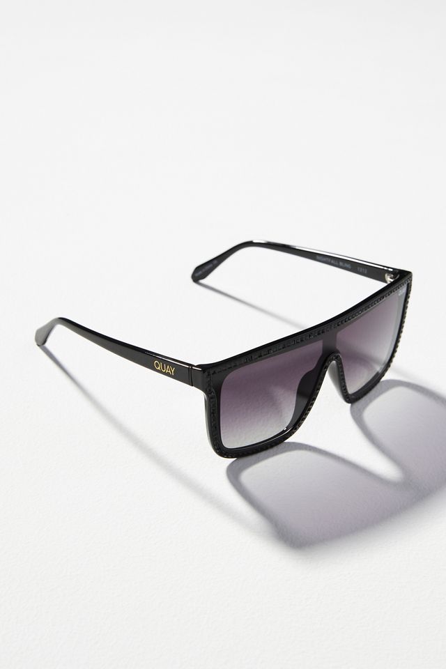 Quay Nightfall Bling Sunglasses | Anthropologie display picture 1