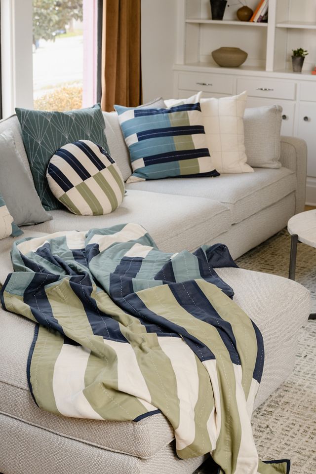 Anchal Offset Stripe Quilt #1