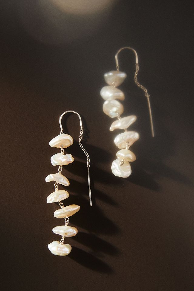 Chan Luu Baroque Pearl Drop Earrings