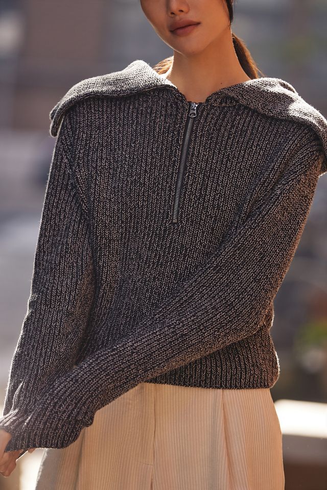 Varley Elise Half-Zip Sweater | Anthropologie
