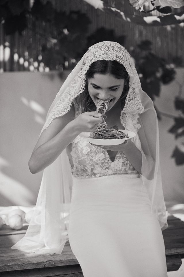 Twigs & Honey Mantilla Lace Veil  #1