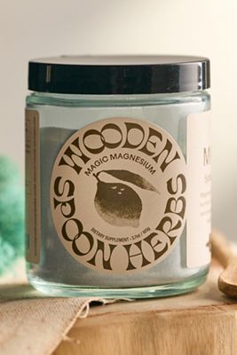 Wooden Spoon Magnesium Spirulina Blue Lemonade Powder