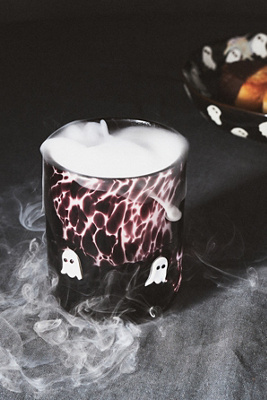 Anthropologie Mystic Juice Tumbler Glass In Black