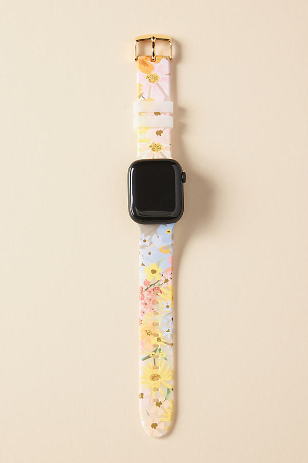 Rifle Paper Co Apple Watch Band In Yellow