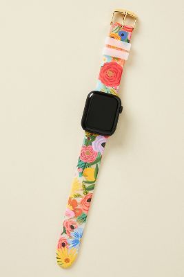 Rifle Paper Co Apple Watch Band In Orange