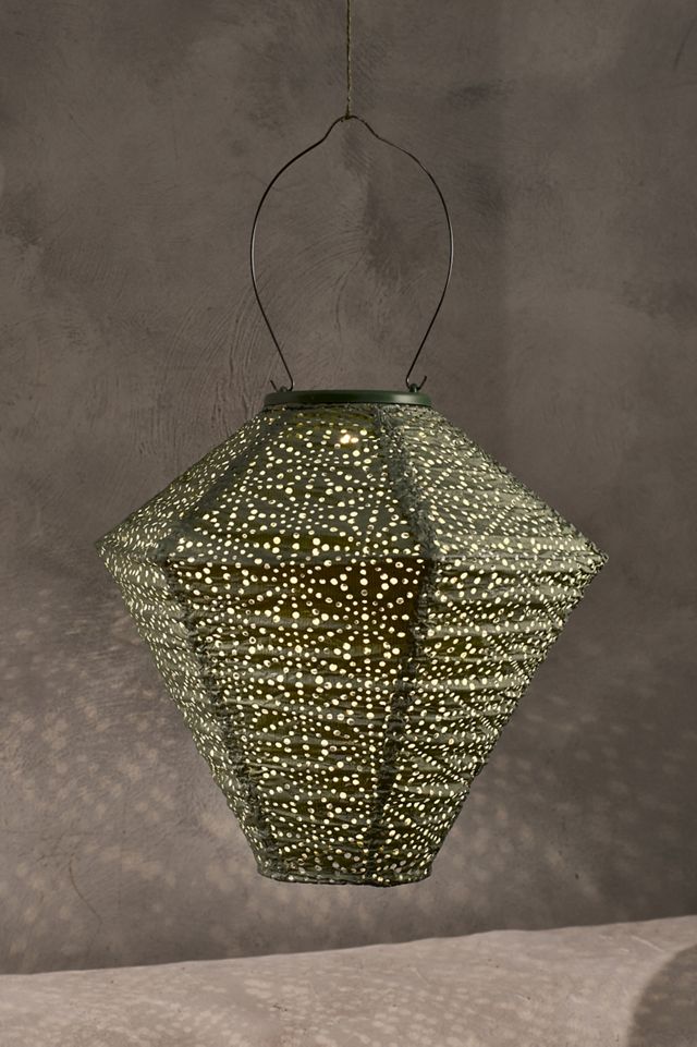 Floral Lace Battery Lantern, Diamond #1