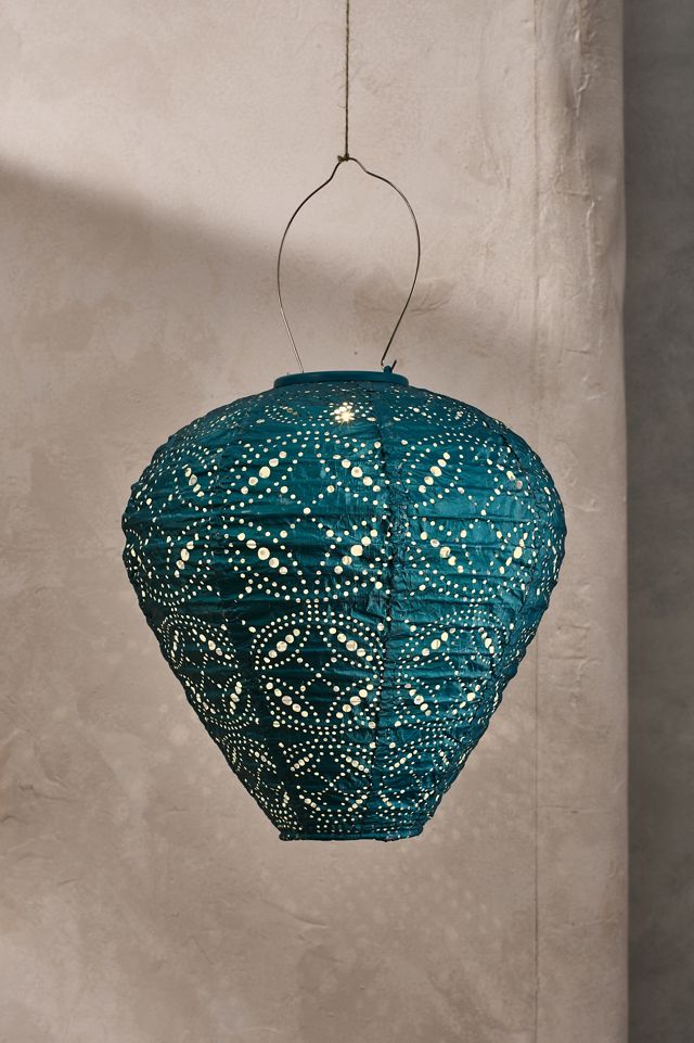 Lace Floral Battery Lantern, Balloon | Terrain