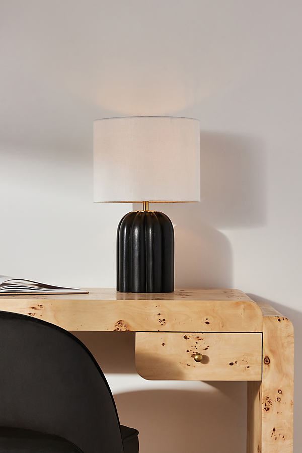 Anthropologie Stacci Table Lamp In Black