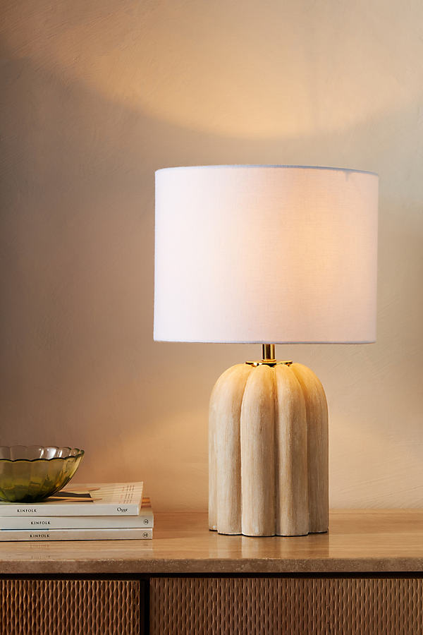 Anthropologie Stacci Table Lamp In Beige