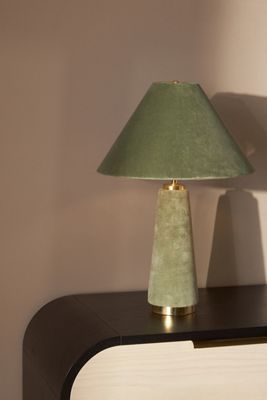 Lulu Velvet Table Lamp