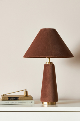 Lulu Velvet Table Lamp
