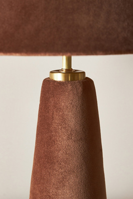 Lulu Velvet Table Lamp - Thumbnail 5