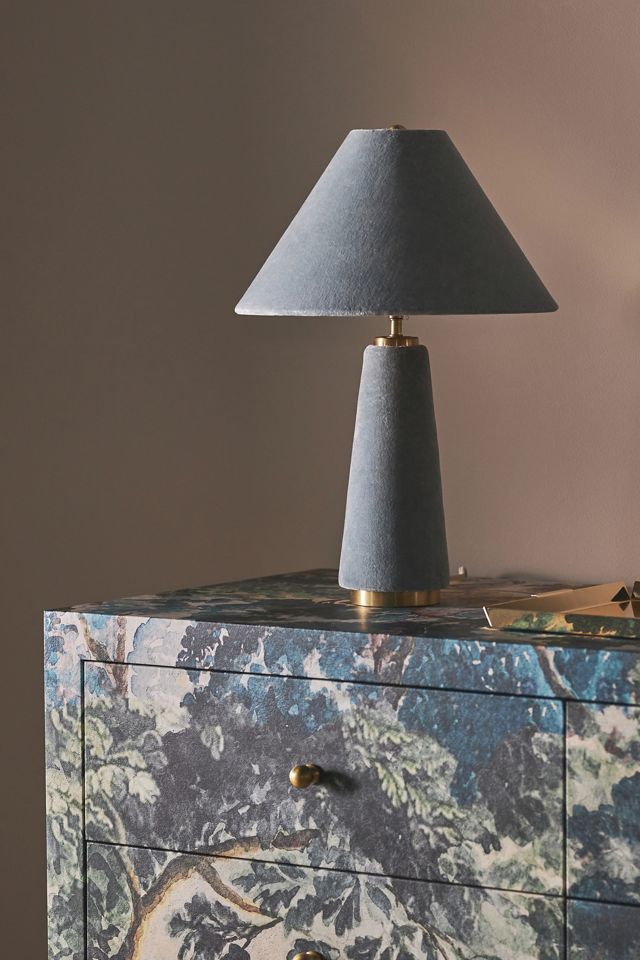 Lulu Velvet Table Lamp #2